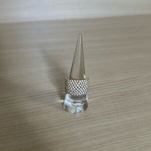 Express Gold Rhinestone Ring 8